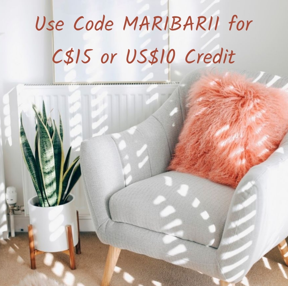 Get C$15 or US$10 Credit Using Code MARIBARII